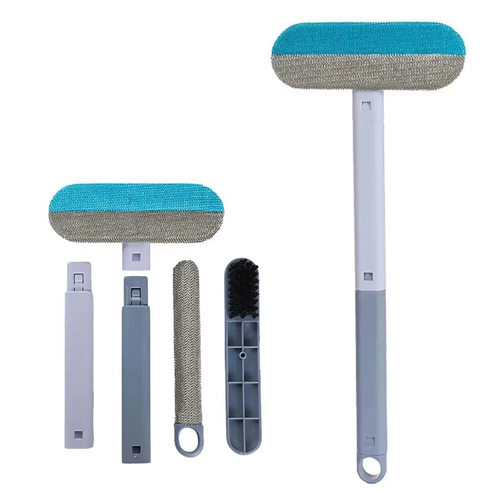 2025 New Reusable 4-In-1 Pet Hair Removal Tool Pet Cleaning Washable Lint Brush for Cat & Dog Hair Remover Brush Plastic