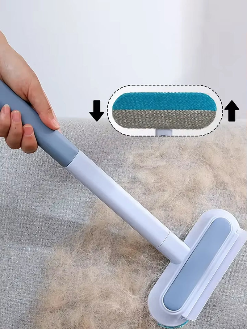 2025 New Reusable 4-In-1 Pet Hair Removal Tool Pet Cleaning Washable Lint Brush for Cat & Dog Hair Remover Brush Plastic