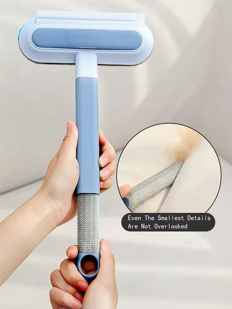 2025 New Reusable 4-In-1 Pet Hair Removal Tool Pet Cleaning Washable Lint Brush for Cat & Dog Hair Remover Brush Plastic